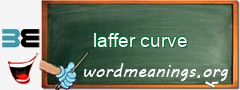 WordMeaning blackboard for laffer curve